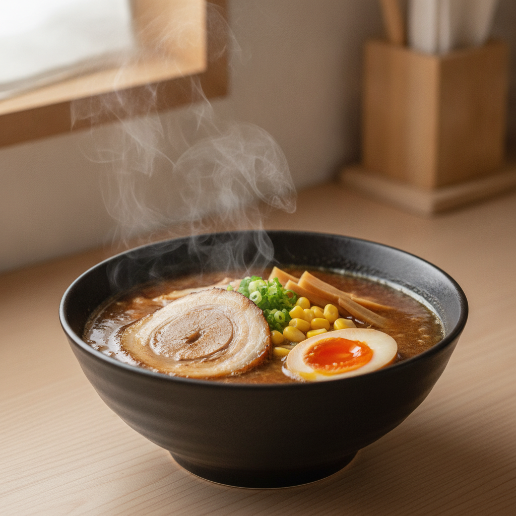 札幌熟成味噌らーめん 匠神 — 看板の特製味噌らーめん