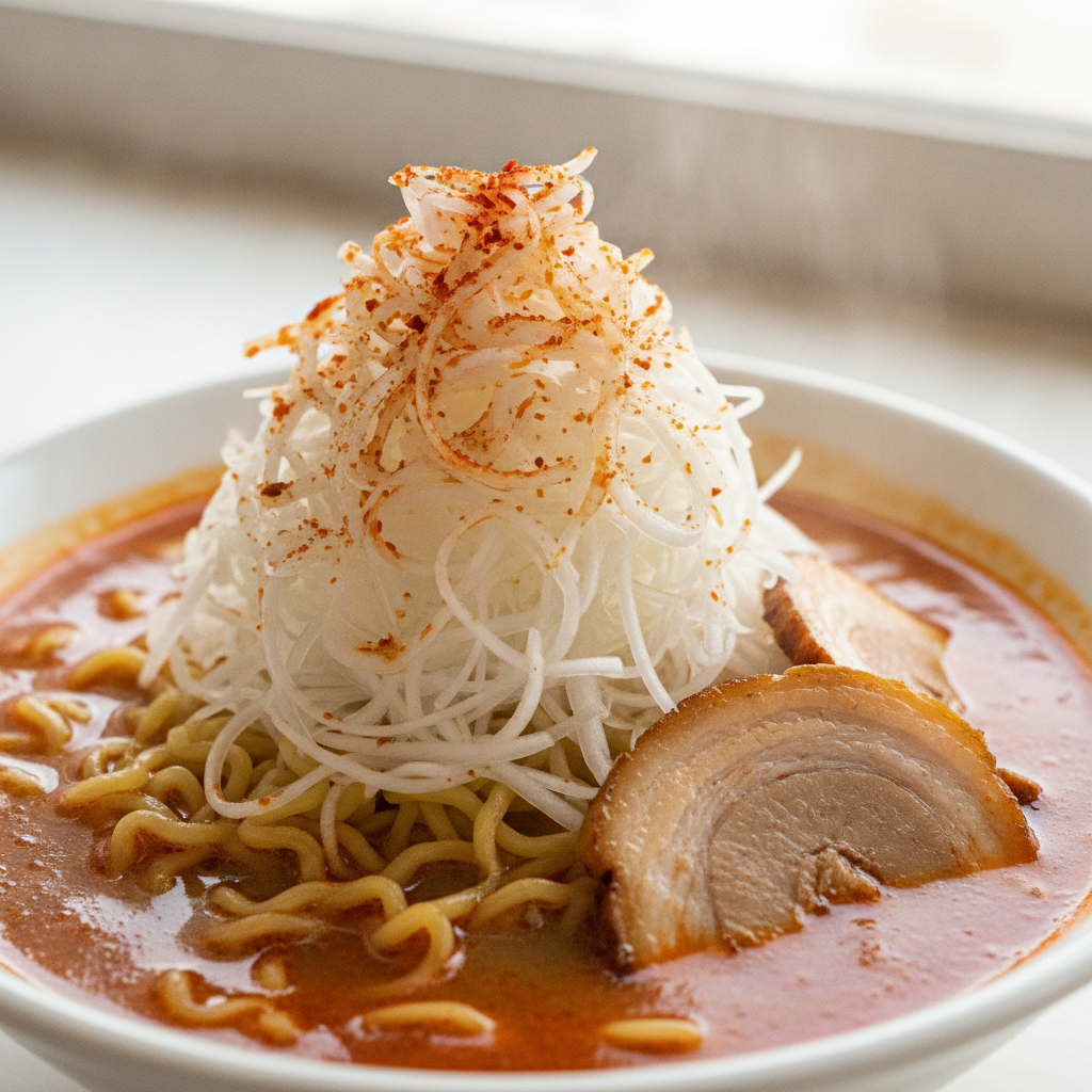 辛ネギ味噌らーめん — Spicy Negi Miso Ramen